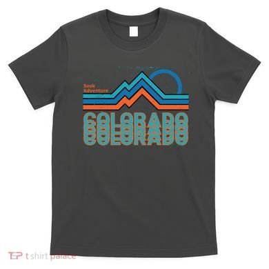 Colorado Retro Style Adventure Logo T-Shirt