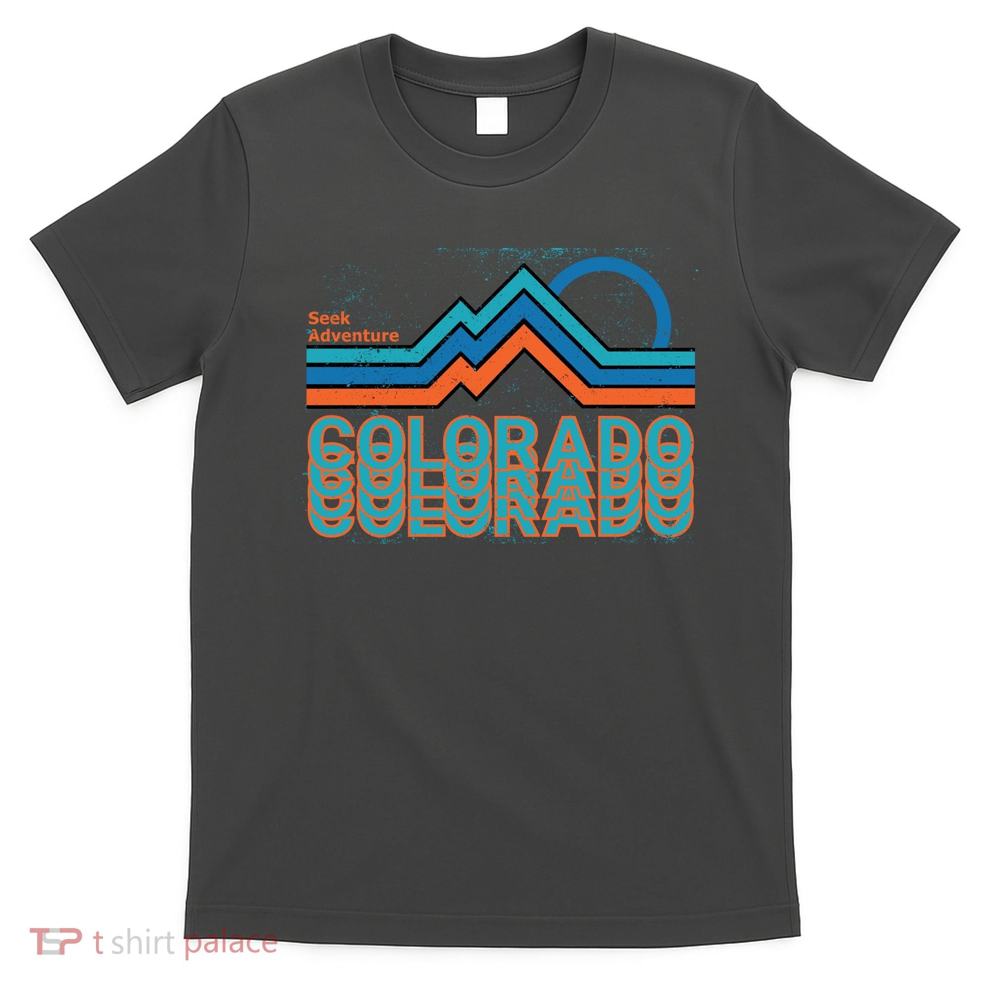Colorado Retro Style Adventure Logo T-Shirt