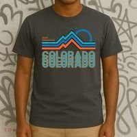 Colorado Retro Style Adventure Logo T-Shirt thumb 3