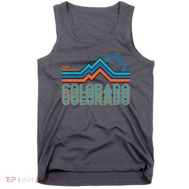 Colorado Retro Style Adventure Logo Tank Top