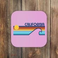 California Retro Sunset Beach Coaster thumb 0