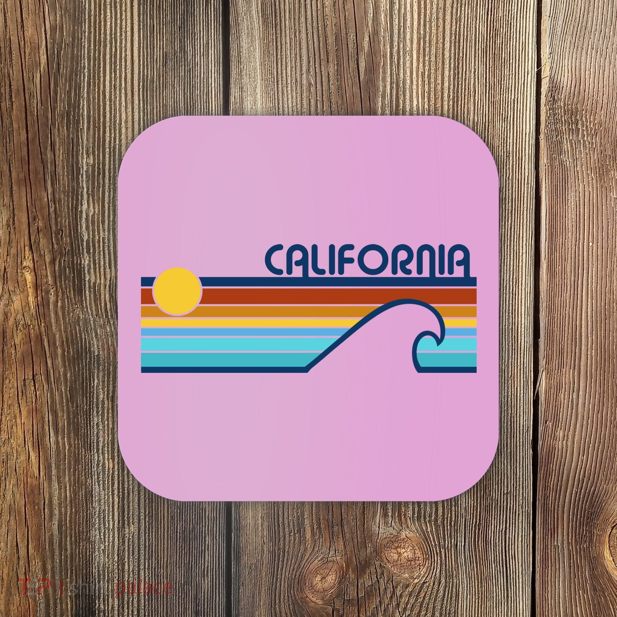 California Retro Sunset Beach Coaster