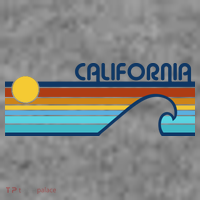 California Retro Sunset Beach Toddler Hoodie thumb 2