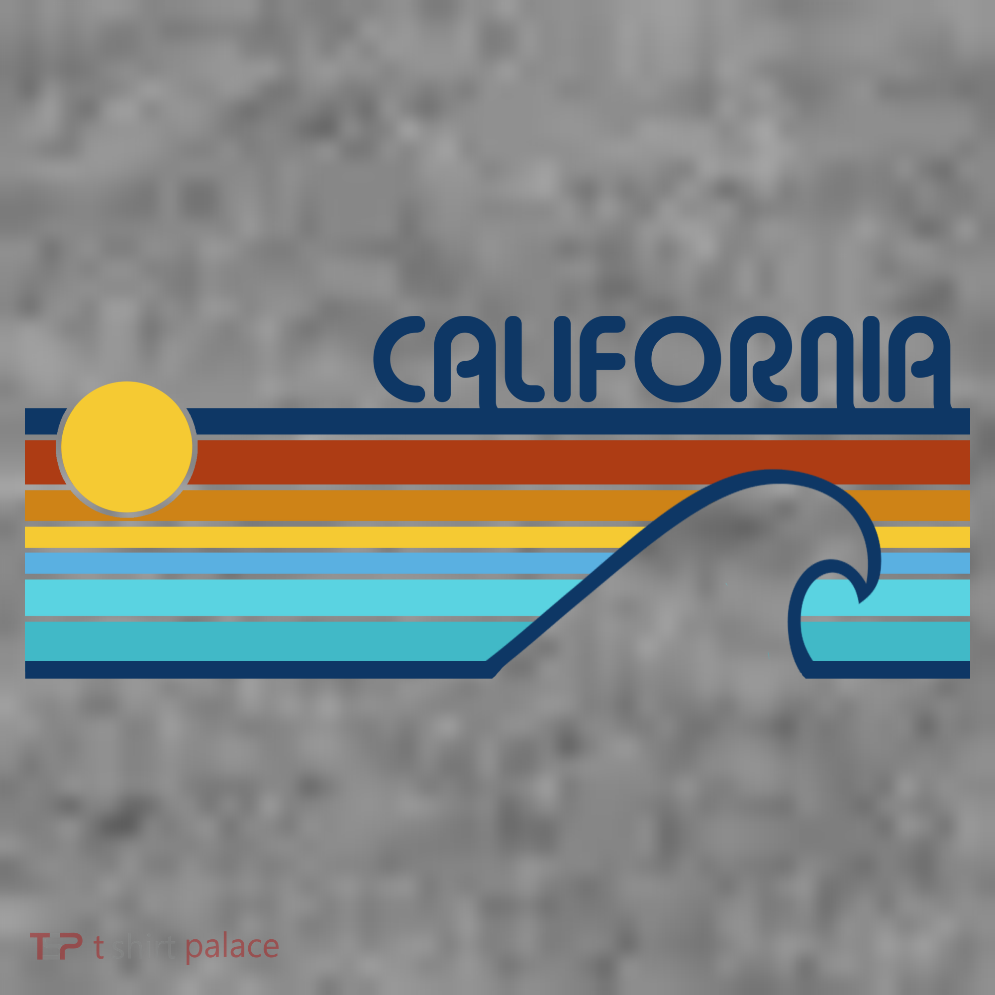 California Retro Sunset Beach Toddler Hoodie