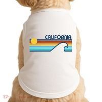 California Retro Sunset Beach Doggie Tank thumb 0