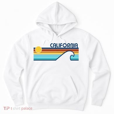 California Retro Sunset Beach Hoodie