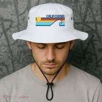 California Retro Sunset Beach Bucket Hat thumb 2