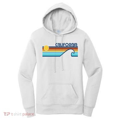 California Retro Sunset Beach Women's Hoodie