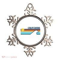 California Retro Sunset Beach Ornament thumb 0