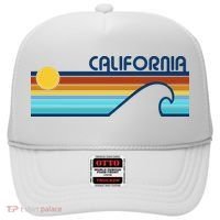 California Retro Sunset Beach Hat thumb 0
