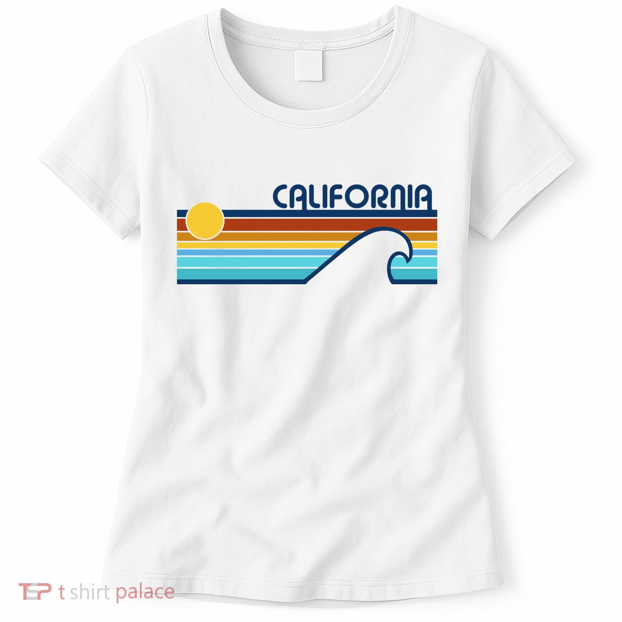 California Retro Sunset Beach Women's T-Shirt