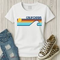 California Retro Sunset Beach Women's T-Shirt thumb 3