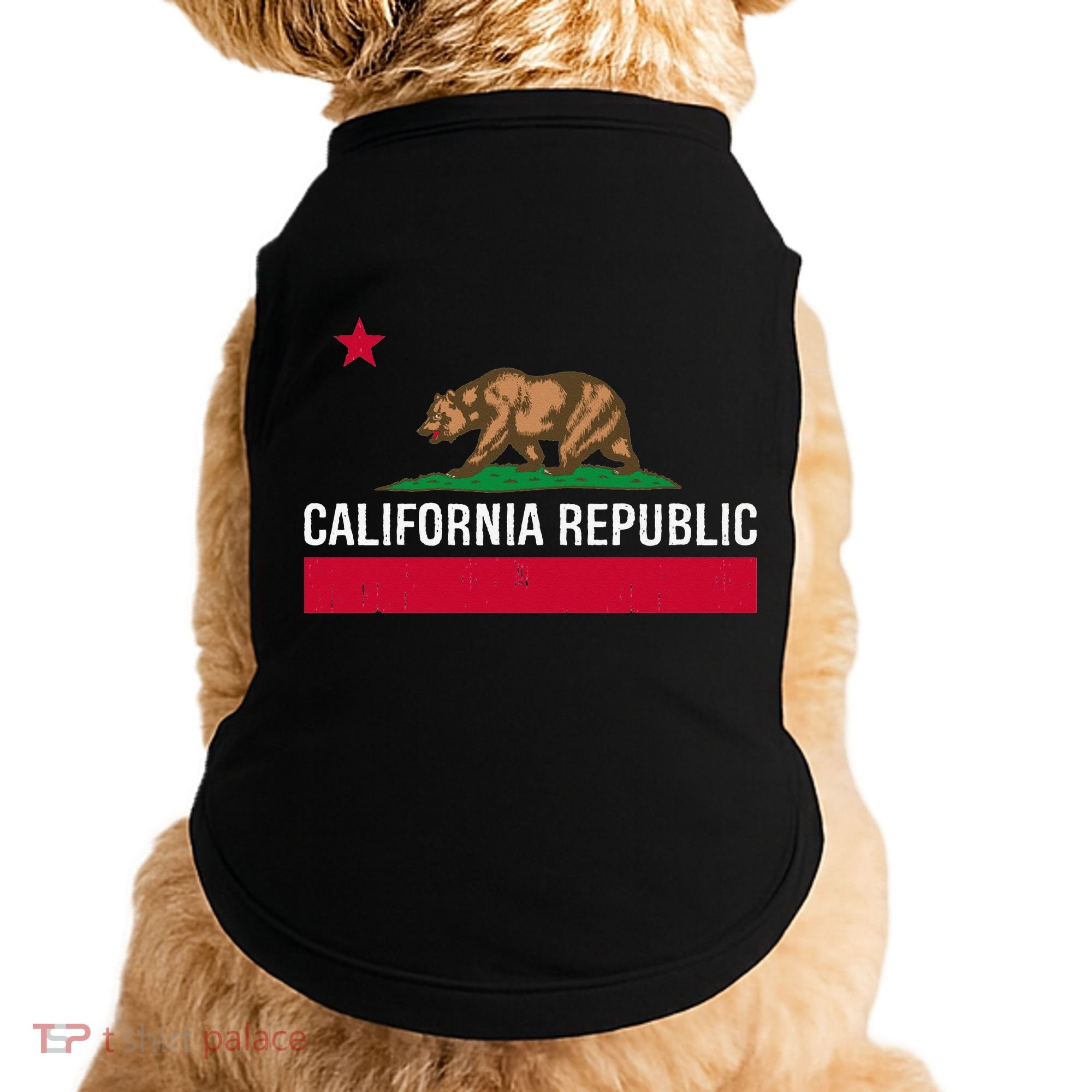 California Republic State Flag Doggie Tank