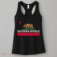 California Republic State Flag Women's Tank Top thumb 3