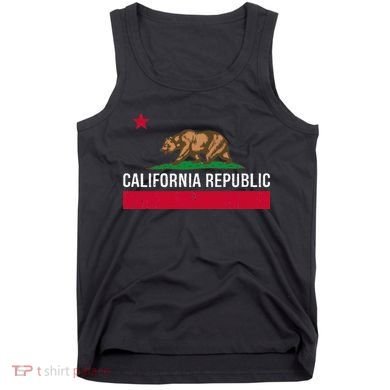 California Republic State Flag Tank Top