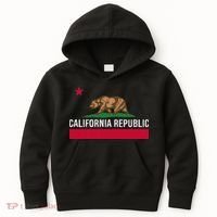 California Republic State Flag Kids Hoodie thumb 0