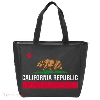 California Republic State Flag Tote Bag