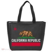 California Republic State Flag Tote Bag thumb 0