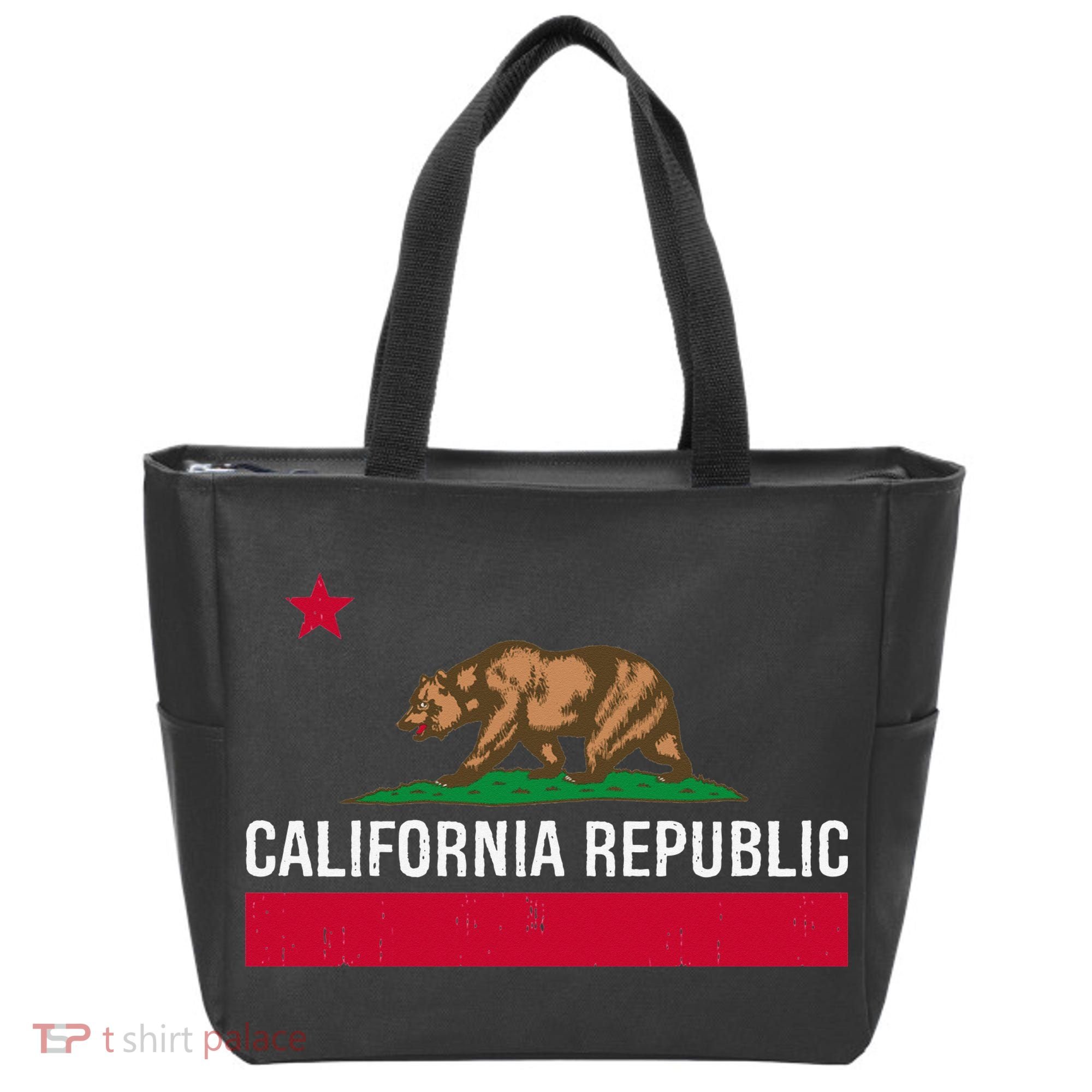 California Republic State Flag Tote Bag