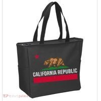 California Republic State Flag Tote Bag thumb 2