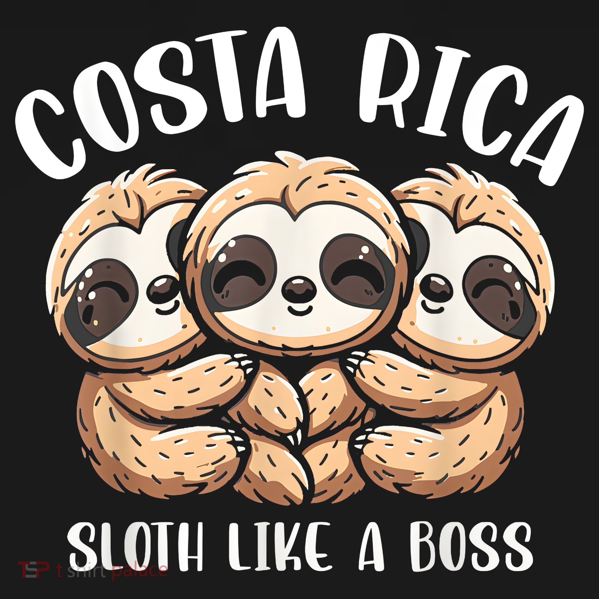 Costa Rica Sloth Like A Boss Costa Rican Travel Vacation Women's Tank Top