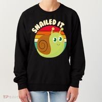 Cute Retro Snailed It Women's Sweatshirt thumb 0
