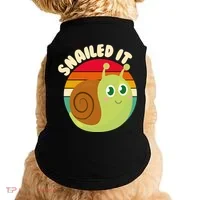 Cute Retro Snailed It Doggie Tank thumb 0