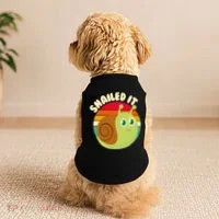 Cute Retro Snailed It Doggie Tank thumb 2