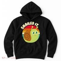 Cute Retro Snailed It Hoodie thumb 0