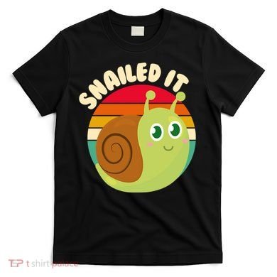 Cute Retro Snailed It T-Shirt