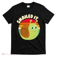 Cute Retro Snailed It T-Shirt thumb 0