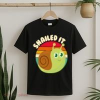 Cute Retro Snailed It T-Shirt thumb 2