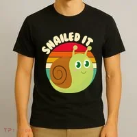 Cute Retro Snailed It T-Shirt thumb 3