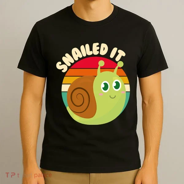 Cute Retro Snailed It T-Shirt