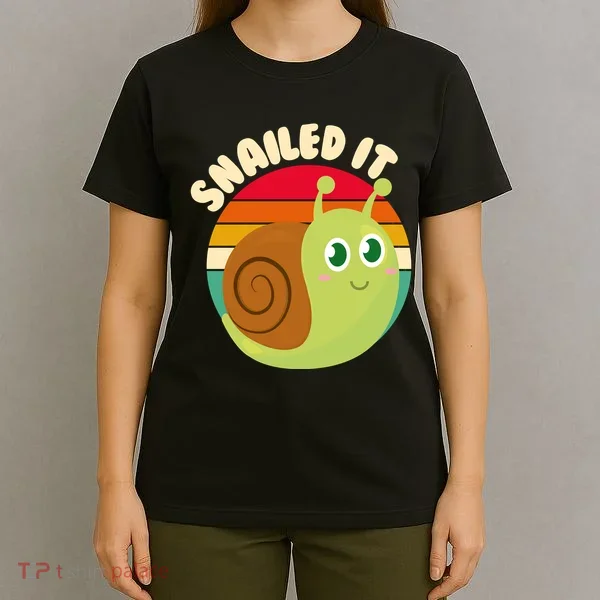 Cute Retro Snailed It T-Shirt
