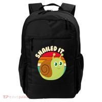 Cute Retro Snailed It Backpack thumb 0