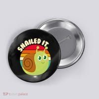 Cute Retro Snailed It Button thumb 0