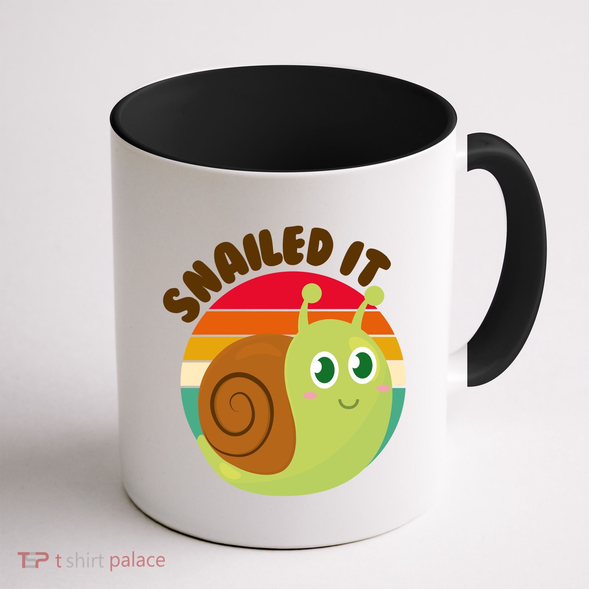 Cute Retro Snailed It Coffee Mug