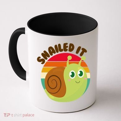 Cute Retro Snailed It Coffee Mug
