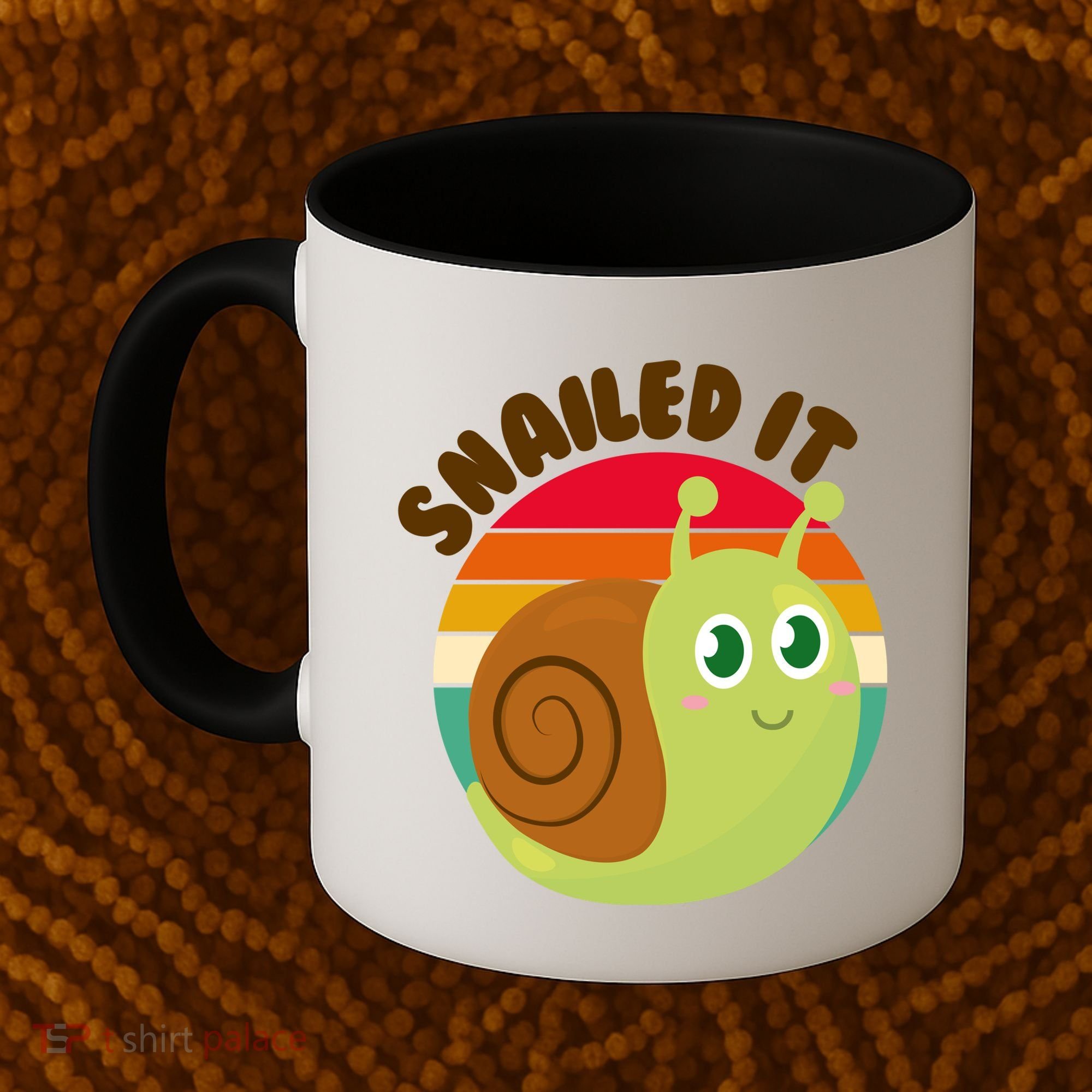 Cute Retro Snailed It Coffee Mug