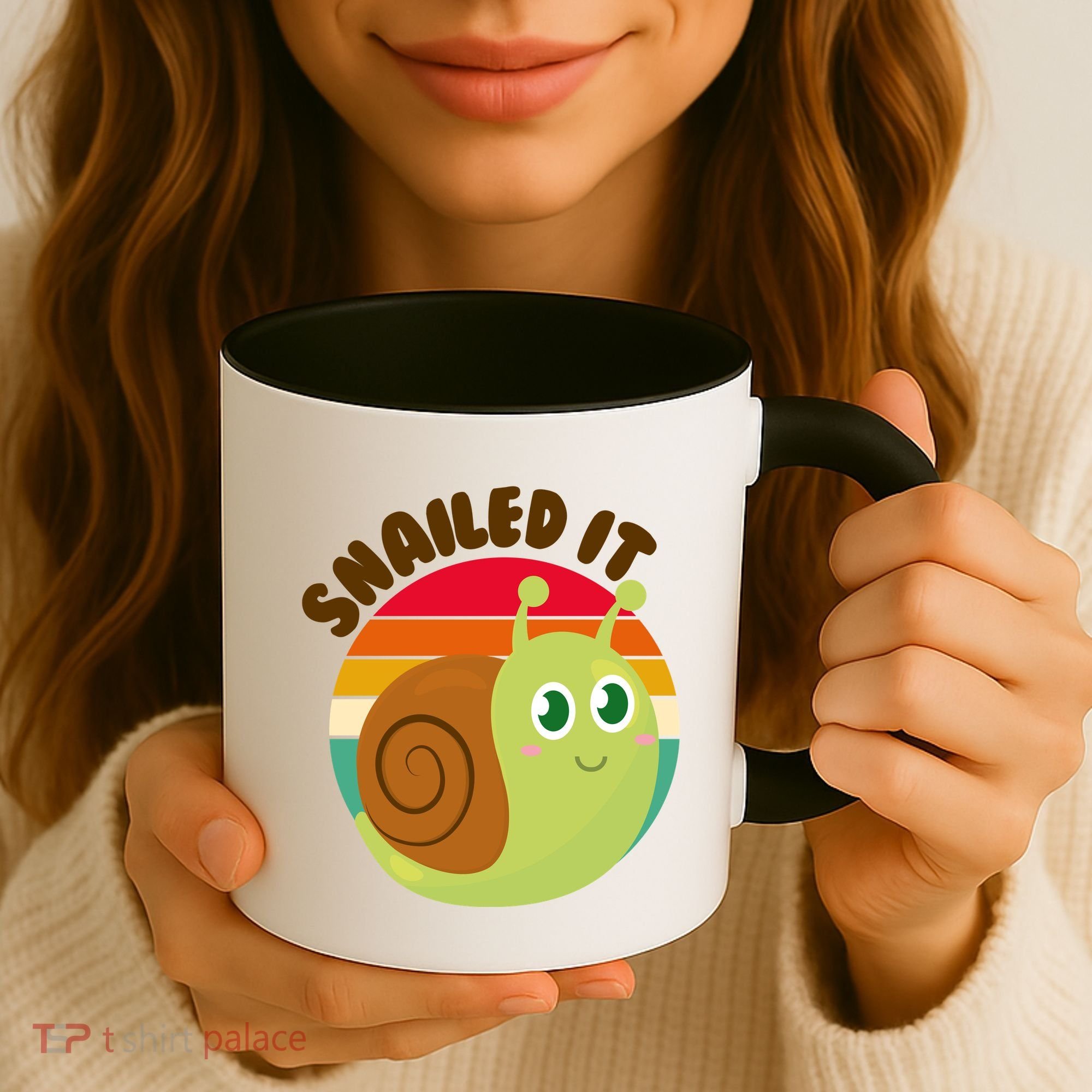 Cute Retro Snailed It Coffee Mug