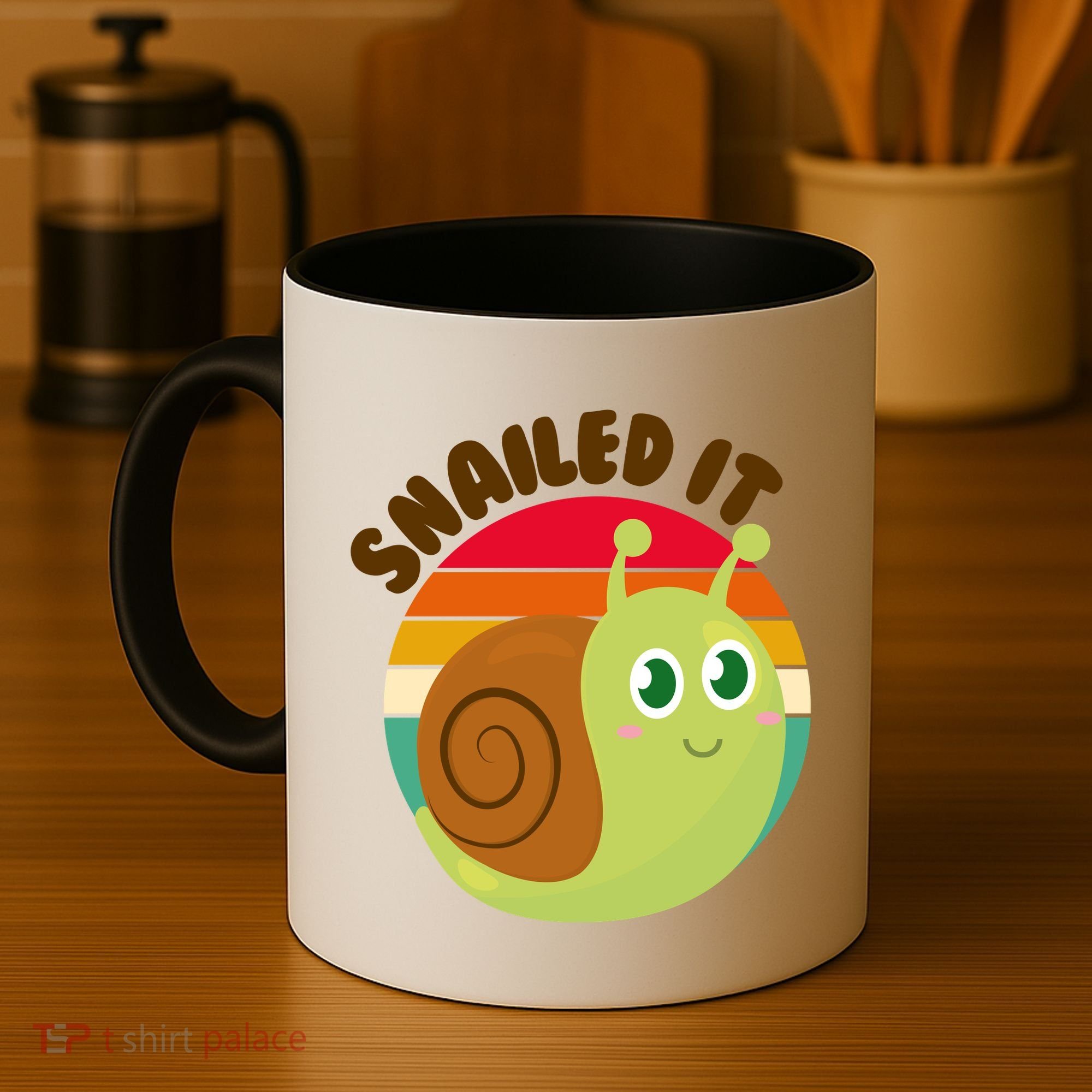 Cute Retro Snailed It Coffee Mug