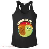 Cute Retro Snailed It Ladies PosiCharge Competitor Racerback Tank thumb 0