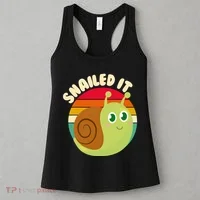 Cute Retro Snailed It Women's Tank Top thumb 3