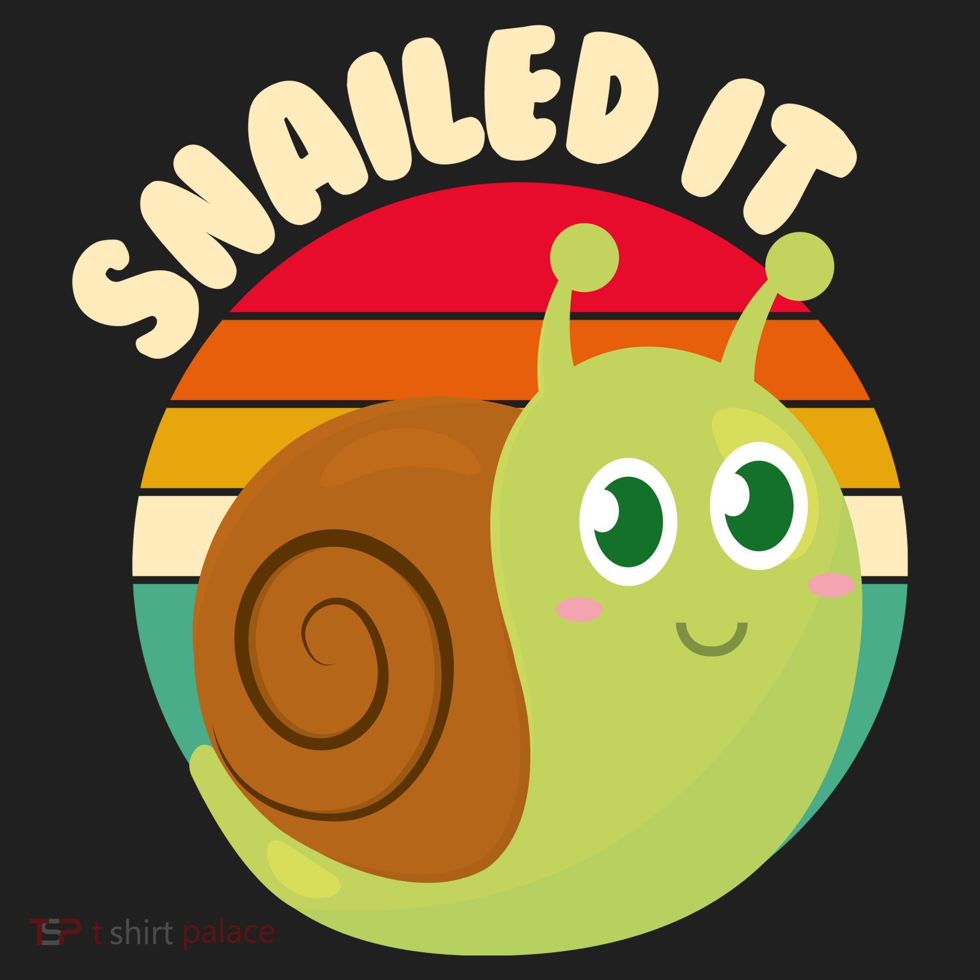 Cute Retro Snailed It Hat