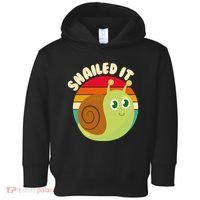 Cute Retro Snailed It Toddler Hoodie thumb 0
