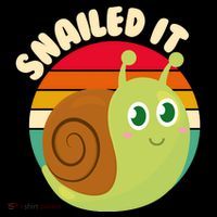 Cute Retro Snailed It Toddler Hoodie thumb 2