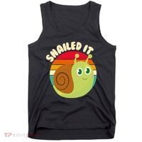 Cute Retro Snailed It Tank Top thumb 0