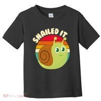 Cute Retro Snailed It Toddler T-Shirt thumb 0