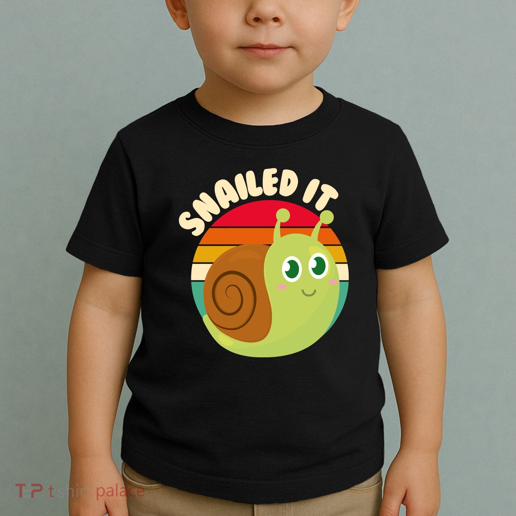 Cute Retro Snailed It Toddler T-Shirt